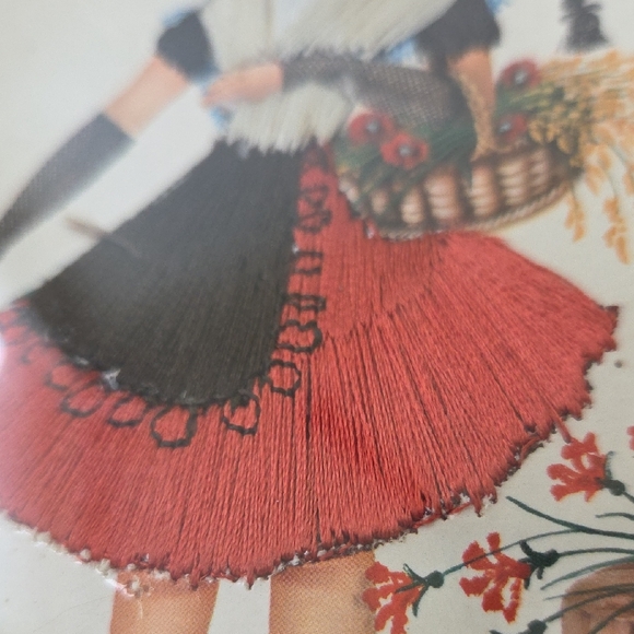 Castaner Art Print with Gold Frame and Red Accents - Picture 4 of 8